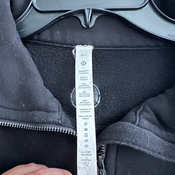 Scuba Oversized Funnel-Neck Half Zip - Picture 3 of 3